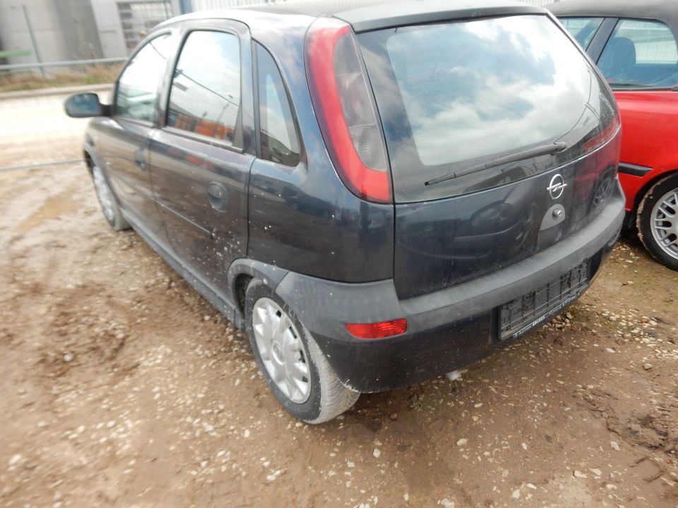 Opel Corsa C Ersatzteileträger Z12XE M24 36U Nocturnoblau VN9221 in Heilsbronn