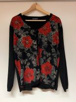 Wunderschöne schwarze Strickjacke mit Blumenmuster, L/XL Niedersachsen - Göttingen Vorschau