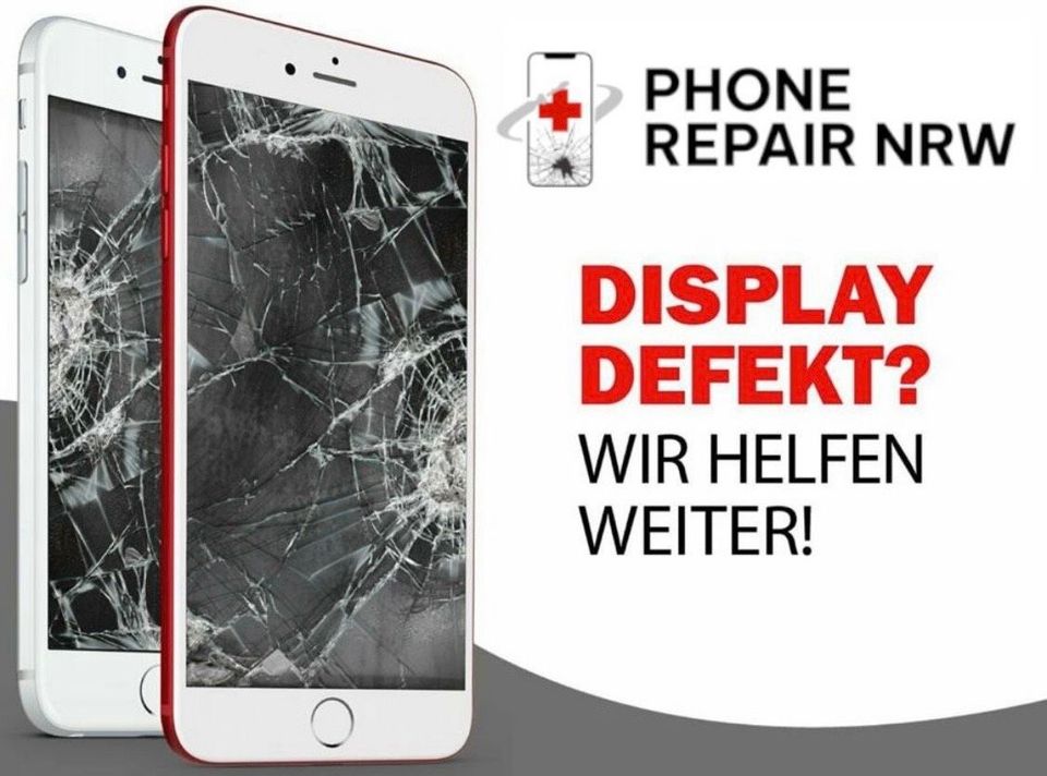 Phone Repair NRW Handy Reparatur Display LCD Glas iPhone Samsung Huawei in Wuppertal