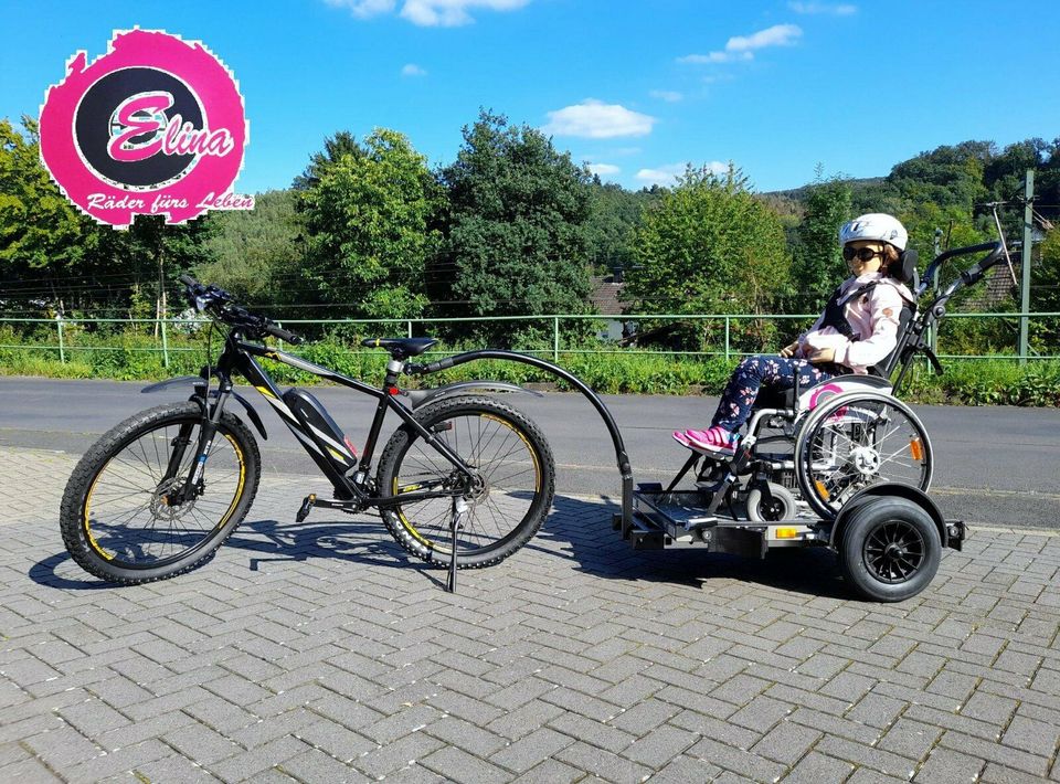 Paket Fahrrad-Anhänger für Rollstuhl +  E-MTB! #Rollstuhlfahrrad in Kirchen (Sieg)