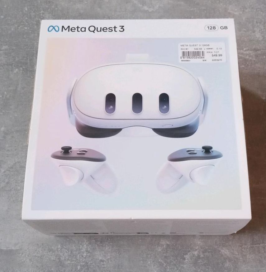 Meta Quest 3 VR Brille 128GB in Großrosseln