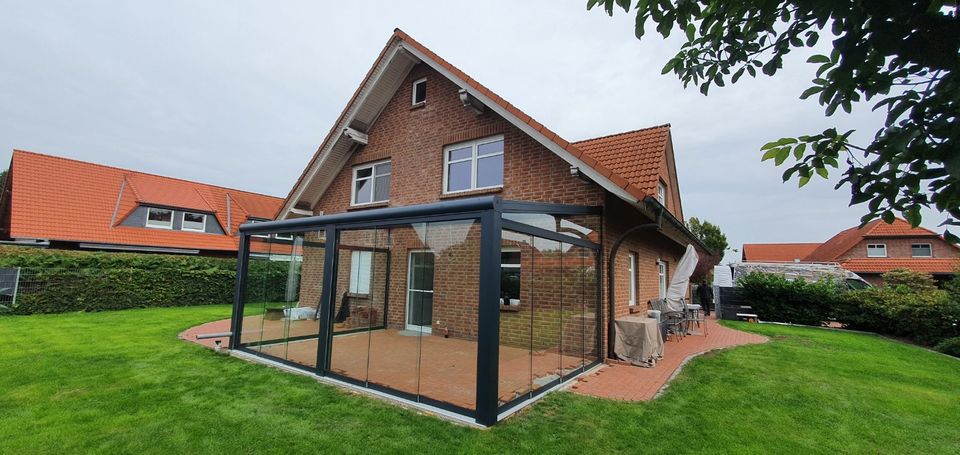 ALU Terrassenüberdachung - Carport - Pergola - Glasschiebewand - in Braunschweig