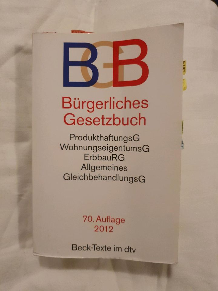 BGB & StGB von 2012 in Leipzig