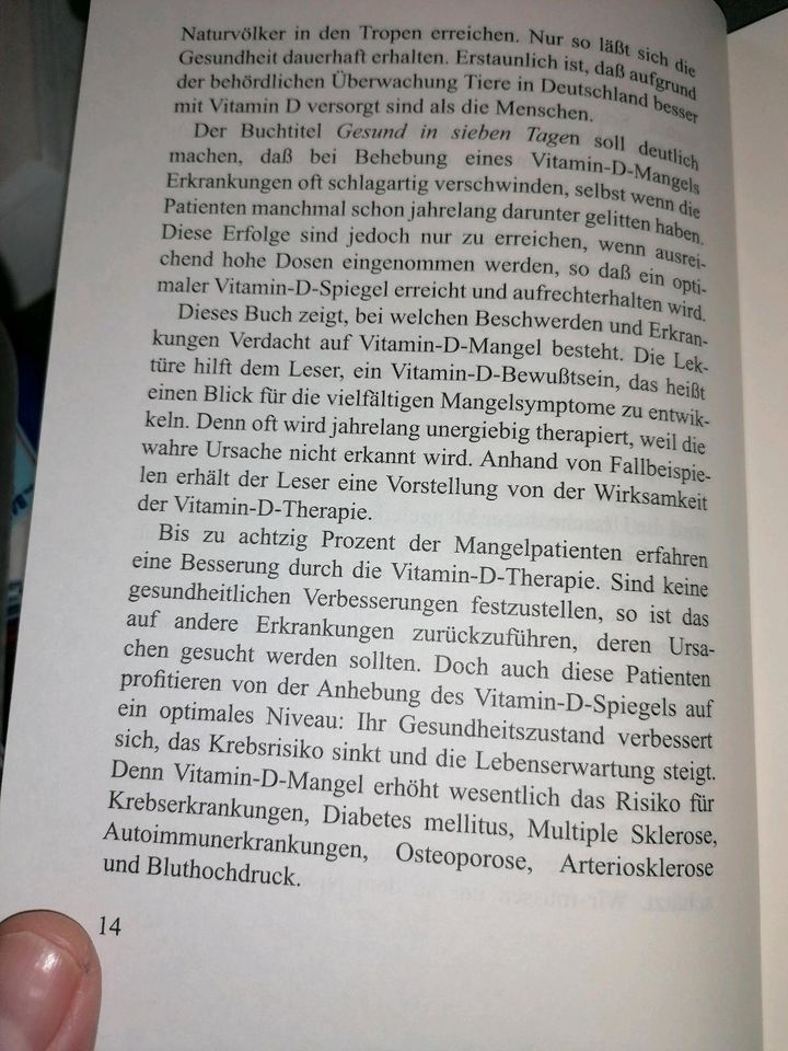 Gesund in sieben Tagen Dr. Med. Raimund von Helden Vitamin D rax in Berlin