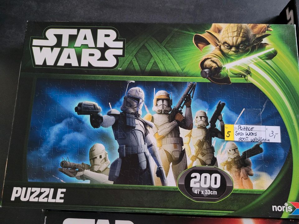 STAR WARS Puzzle 200+500 Teile, Spiel Labyrinth in Weißenbrunn Kreis Kronach