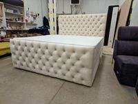 !! ANGEBOT !! Chesterfield Bockspringbett 160x200 Beige Samt Nordrhein-Westfalen - Gelsenkirchen Vorschau