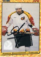 Andreas Niederberger Düsseldorfer EG NHL Player Cards signiert Köln - Mülheim Vorschau