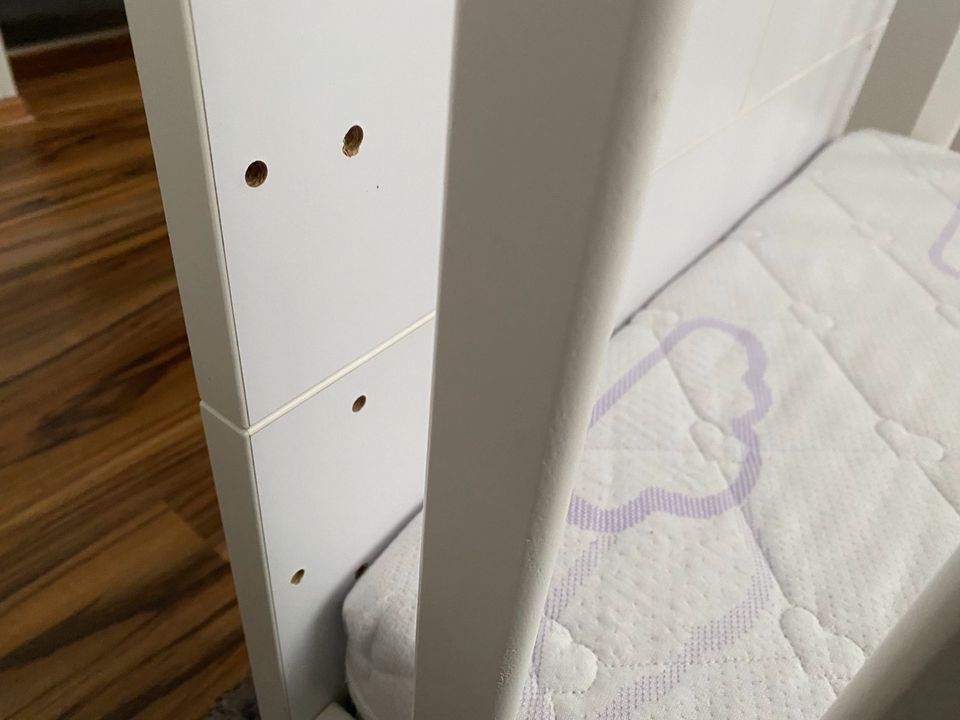 Wellemöbel Babybett 170x40 weiß in Dortmund