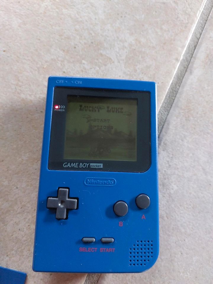 Game Boy Pocket blau mit 4 Spielen in Köln