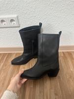 Bronx Absatz Leder Cowboy Stiefeletten in Schwarz - Gr.39 Nordrhein-Westfalen - Neuss Vorschau