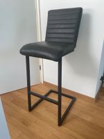 Schicker Barhocker, 80cm Sitzhöhe, kunstleder anthrazit Niedersachsen - Langendorf Vorschau