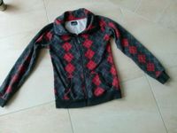 Karierte Sweatjacke rot/grau/creme Gr. 146/152 Leipzig - Möckern Vorschau