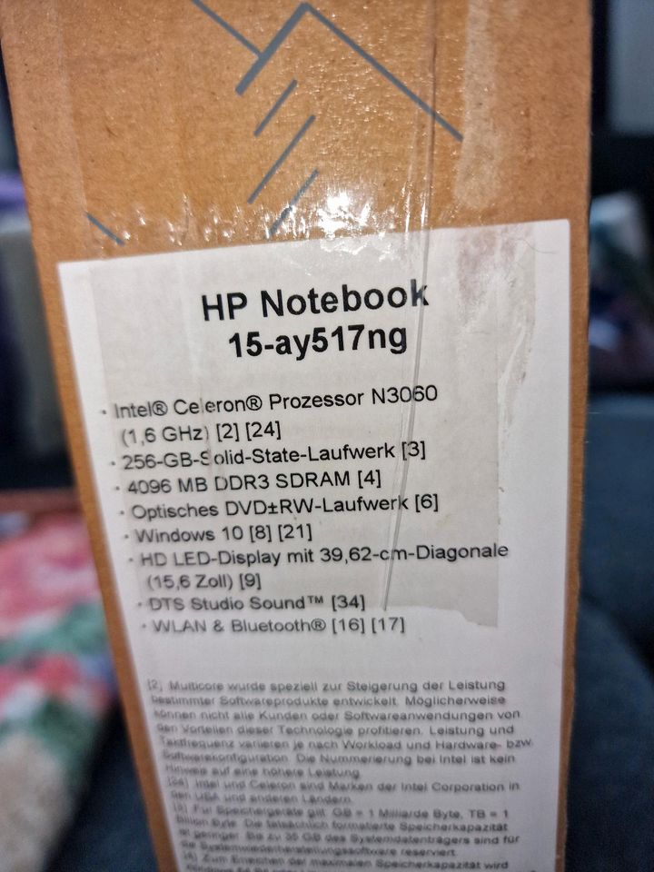 Hp Laptop 15,6 Zoll in Herzogenaurach