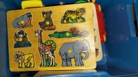 Holz Puzzle Steckpuzzle Zoo Hessen - Mengerskirchen Vorschau