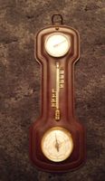 Alte Wetterstation Thermometer Hygrometer Barometer Vintage Leder Nordrhein-Westfalen - Marsberg Vorschau