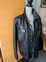 Jacke, Kunstlederjacke GR 42 schwarz Hessen - Eppertshausen Vorschau