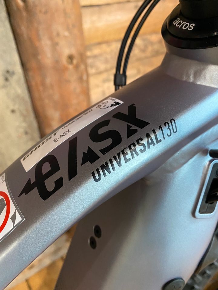-20% Ghost E-ASX 130 Universal Bosch Performance CX Smart System 85nm - 750Wh eMTB Fully E-Bike in Waldbröl