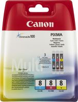 Canon PIXMA Multipack CLI-8 Cyan/Magenta/Yellow Nordrhein-Westfalen - Löhne Vorschau