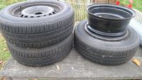 2xReifen Bridgestone B250 195/65R15 91T auf 6 1/2 Jx ET35 Felge Hessen - Babenhausen Vorschau