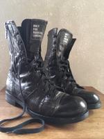 OXS Stiefel Schnürstiefel 40 schwarz braunes Leder robust Italy Altona - Hamburg Ottensen Vorschau