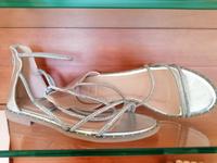 Sandalen silber Gr. 41 Neu Nordrhein-Westfalen - Anröchte Vorschau