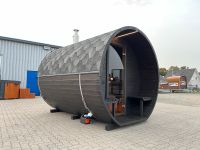 Fasssauna LUX 3x2.35m BimSchV2 Gartensauna Fass Sauna Thermoholz Niedersachsen - Stuhr Vorschau