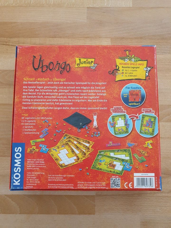 vollständiges Spiel Kosmos: Ubongo Junior (ältere Version) in St. Wendel