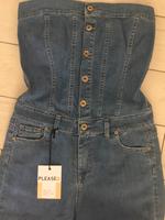 Please Jumpsuit Overall Jeans blau Gr. M Bayern - Großenseebach Vorschau