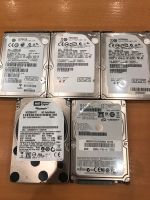 5 SATA Festplatten mit je 160GB 250GB und 320GB (für Notebooks) Nordrhein-Westfalen - Mönchengladbach Vorschau