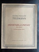 Telemann: Overture "La putain" (Die Dirne) für Streicher und bc. Baden-Württemberg - Untermünkheim Vorschau