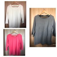 3/4-Arm Shirts Tchibo Creme Lachs rot grau schwarz Pullover 44/46 Bayern - Strullendorf Vorschau
