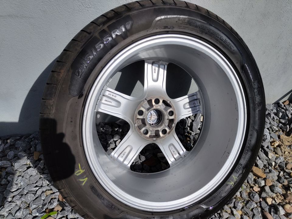 Alufelgen mit Sommerreifen 5x114 R17 EJ 7.0 ET45  Toyota in Löhne