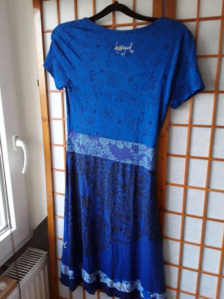 Desigual Kleid blau Gr. L blau TOP Zustand in Bergisch Gladbach