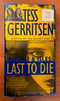 Last to die von Tess Gerritsen, Taschenbuch, englisch Hessen - Wolfhagen  Vorschau