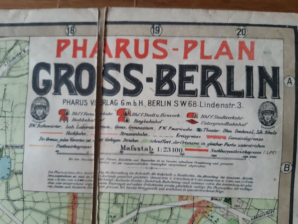 Original PHARUS-Plan GROSS BERLIN in Berlin