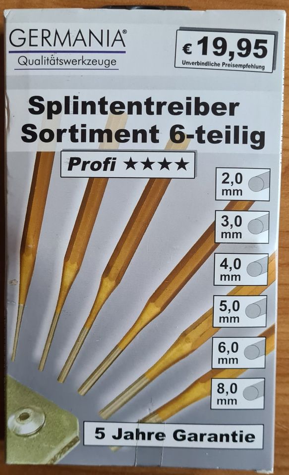 Splintentreiber Sortiment 6 teilig in Niedersachsen - Georgsmarienhütte |  eBay Kleinanzeigen ist jetzt Kleinanzeigen