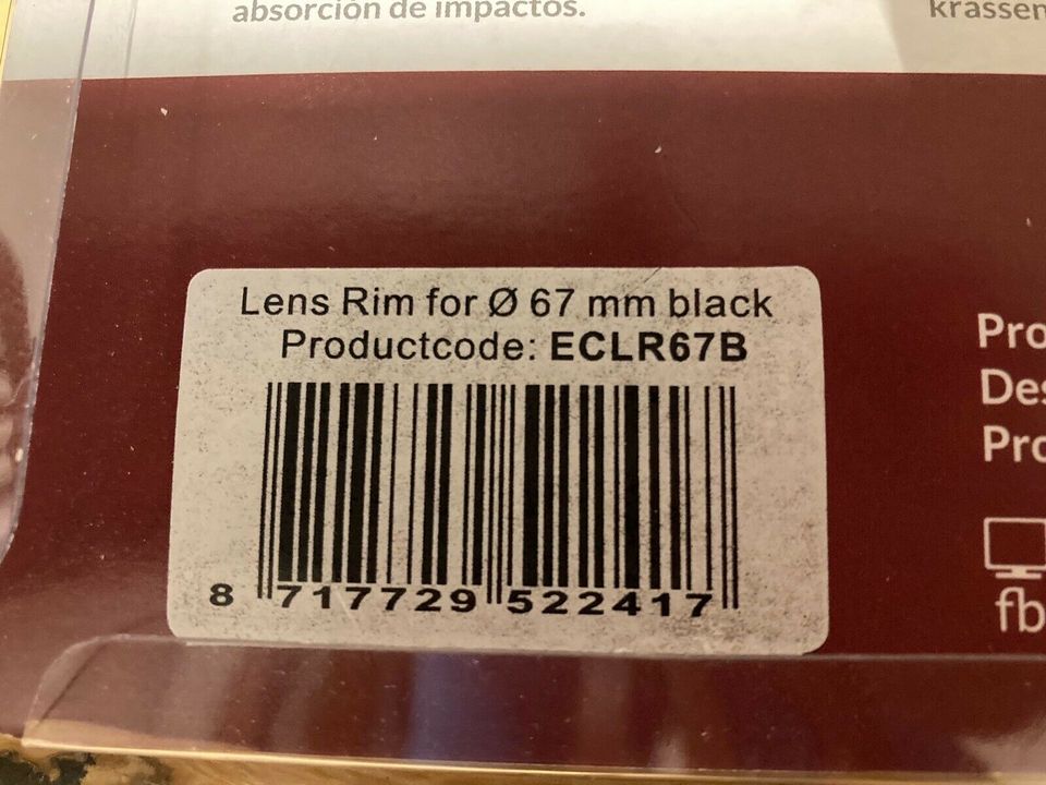 Easycover Lens Ring Objektiv-Stoßschutz - Rot