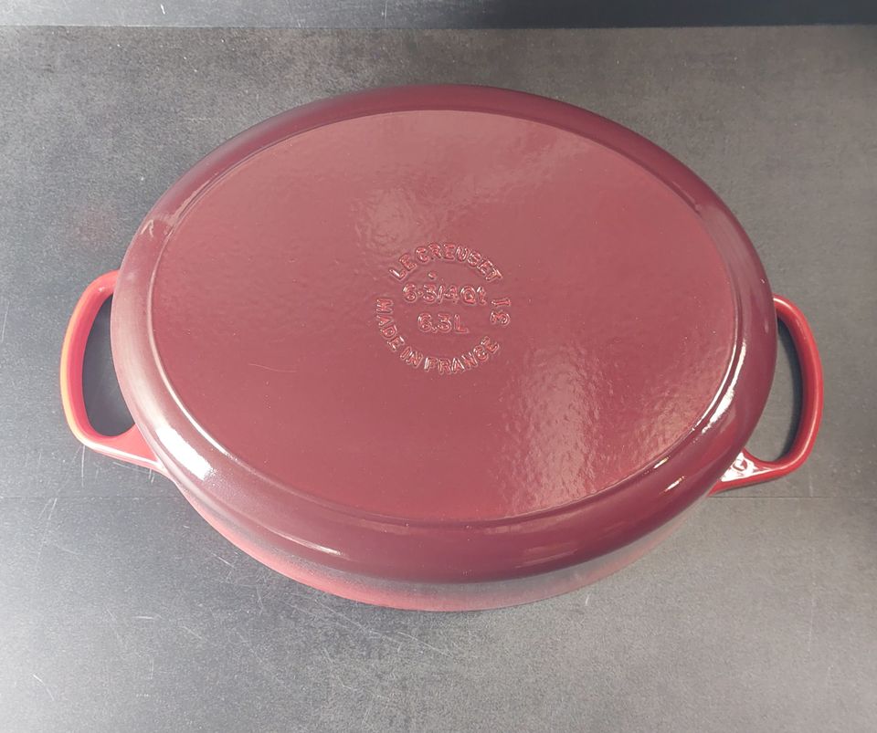 ‼️Le Creuset Signature Bräter/ Ovalbräter 31cm. Kirschrot. NEU in Kranenburg