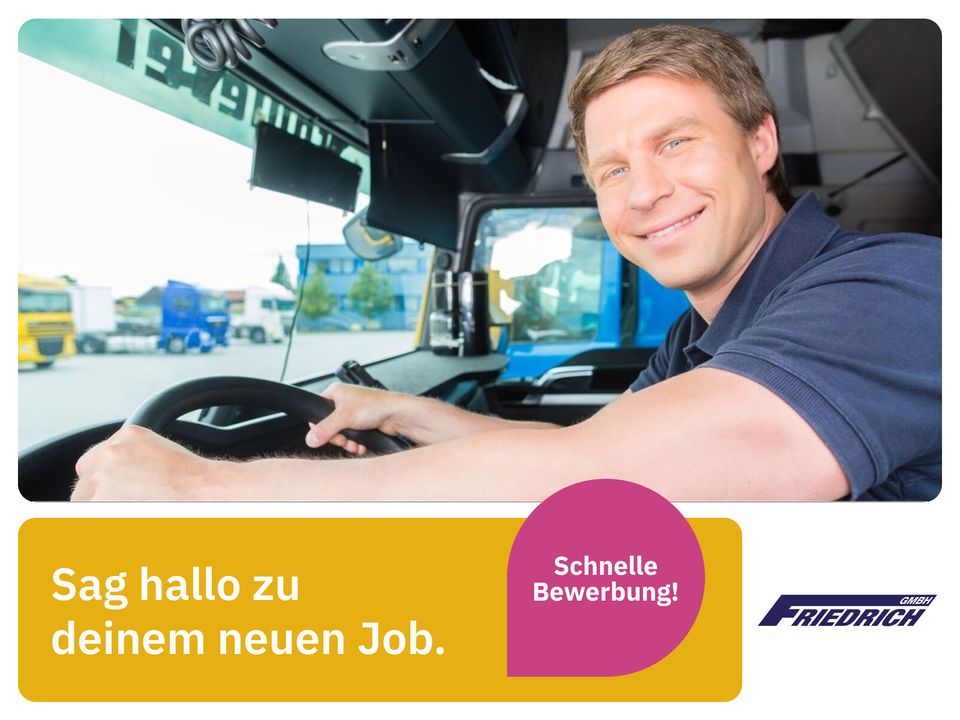 Berufskraftfahrer (m/w/d) Nahverkehr (Fuhrunternehmen Andreas Friedrich) *2800 EUR/Monat* Minijob, Aushilfe, Teilzeit, Nebenjob in Ottendorf-Okrilla Fahrer Kraftfahrer Chauffeur  Kurierfahrer in Ottendorf-Okrilla