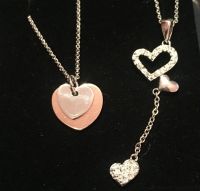 Halskette Herz Silber 925 Roségold Kette Geschenk Nordrhein-Westfalen - Enger Vorschau