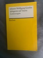 Buch Reclam Iphigenie auf Tauris Johann Wolfgang Goethe Bayern - Bad Füssing Vorschau