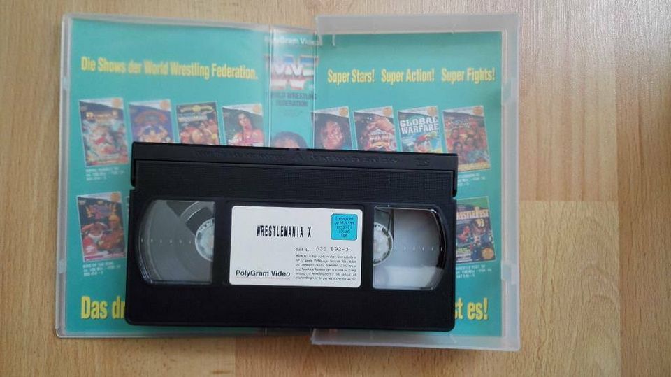 WWF Wrestlemania 10 VHS Video Bret Hart Yokozuna Macho Man Razor in Hannover