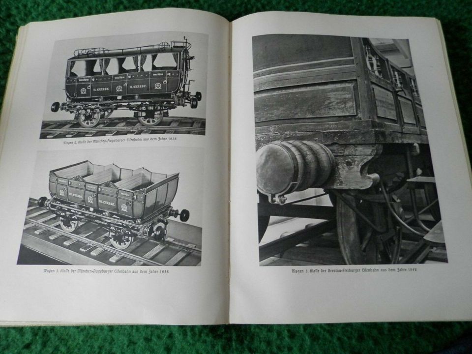 100 Jahre deutsche Eisenbahn, Buch von 1938 in Dresden