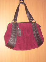 Schultertasche, Handtasche aus rotem Kord, für Damen Leipzig - Leipzig, Zentrum-Ost Vorschau