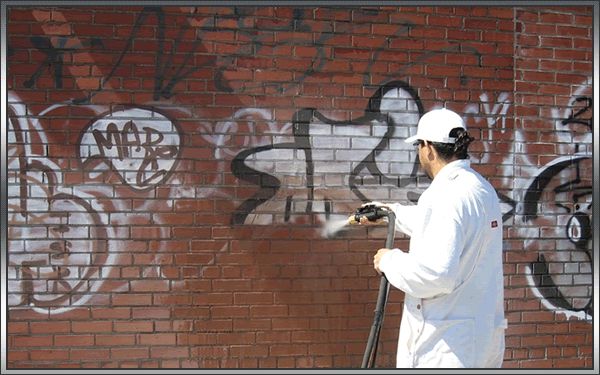 Graffiti-Entfernung Fassaden Mauer Reinigung in Bad Kreuznach