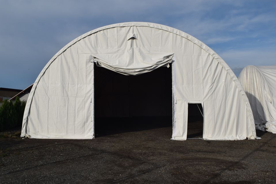 Rundbogenhalle Zelthalle Leichtbauhalle Landwirtschaft Neu Statik in Rodeberg