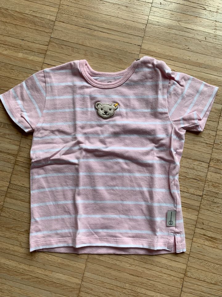 Steiff T-Shirt rosa gestreift 74 in Lörrach