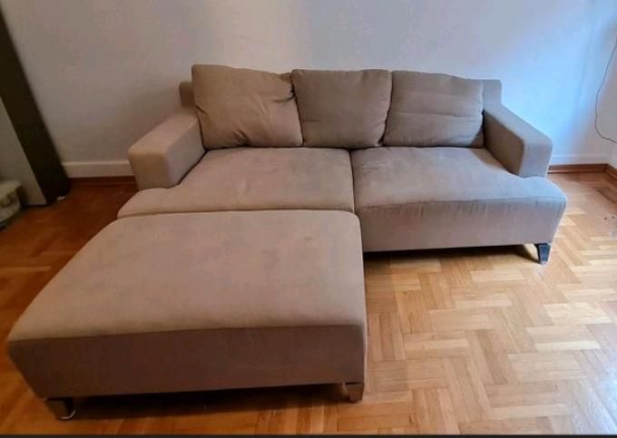 Ligne Roset Sofa Couch mit Hocker guter Zustand NP 7500 in Wuppertal