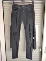 Schwarz Hose Jeans Bondage W 29 L 32 S 36 Rock Rebel EMP Gothic Nordrhein-Westfalen - Werl Vorschau