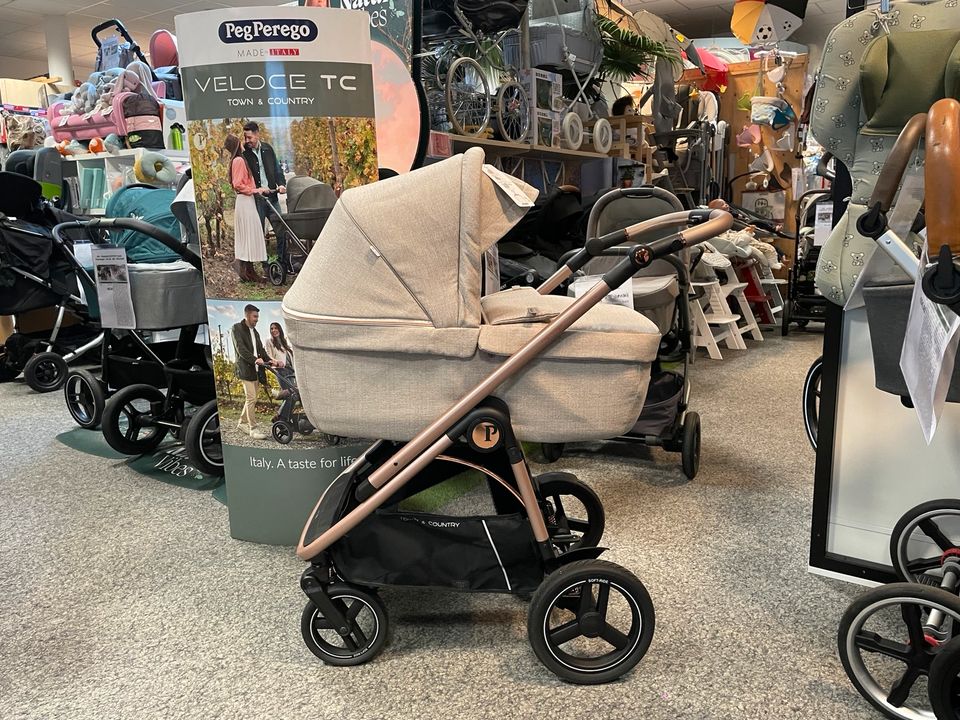 NEU - Peg Perego VELOCE TC 2023 Kombi-Kinderwagen - Messe-Aktion - NEU - FIRLEFANZ in Berlin